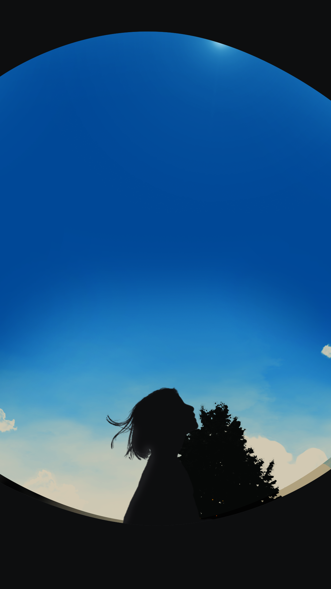 Lone girl